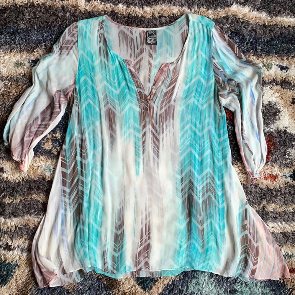 Casual Studio Chiffon Tunic Blouse